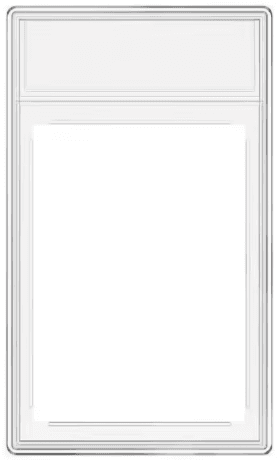 Graded slab holder and label format example