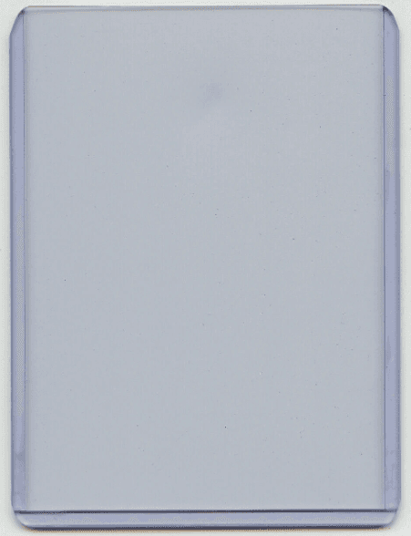 Top loader holder and label format example