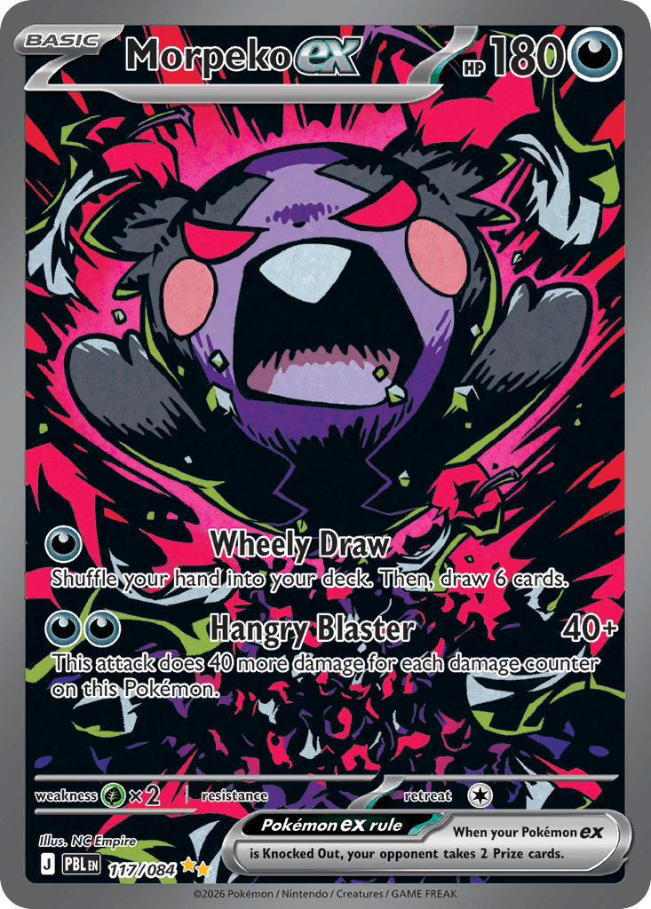 Morpeko ex 117 Special Illustration Rare