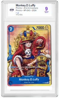 One Piece graded card
