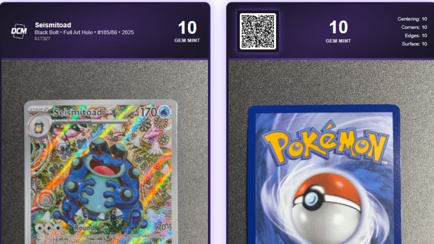 Featured DCM Sold Card: A Gem Mint 10 Seismitoad